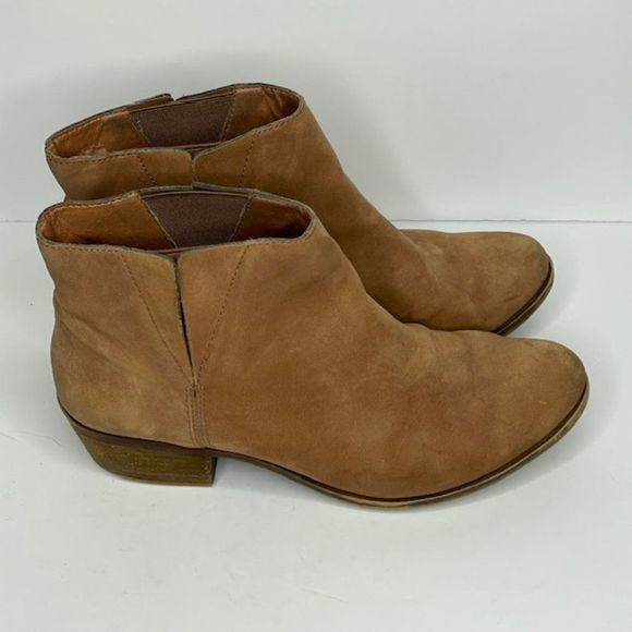 Lucky Brand Shoes - Lucky Brand Brown Suede Leather Booties‎